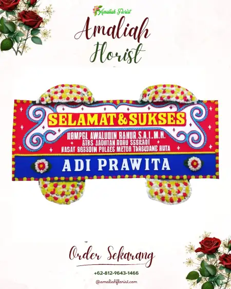 Papan Bunga Ucapan Selamat Lemahayu